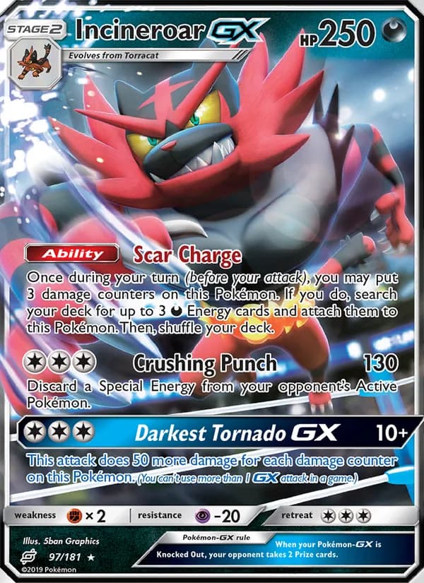 Incineroar GX 97/181, Team Up