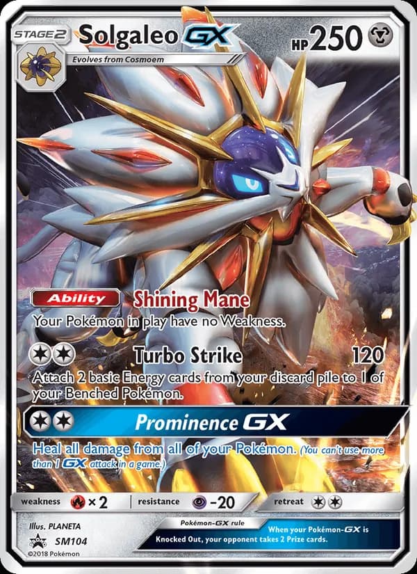 Solgaleo GX SM104/248, SM Black Star Promos
