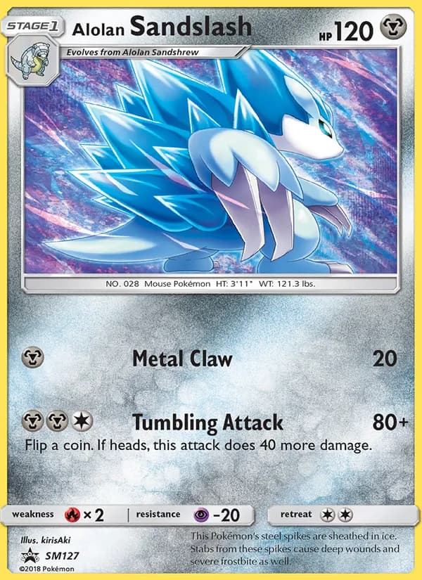 Alolan Sandslash SM127/248, SM Black Star Promos
