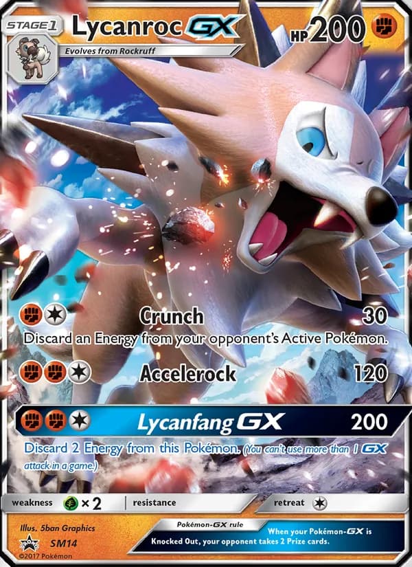 Lycanroc GX SM14/248, SM Black Star Promos