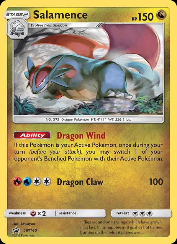 Salamence SM140/248, SM Black Star Promos
