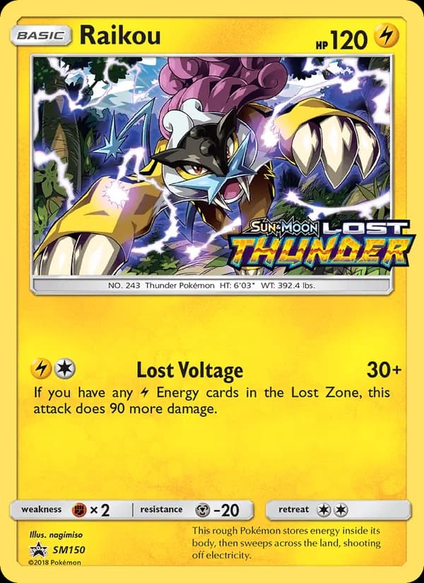 Raikou SM150/248, SM Black Star Promos