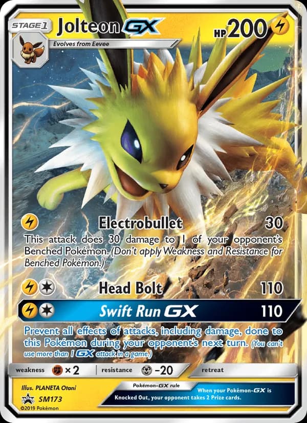 Jolteon GX SM173/248, SM Black Star Promos