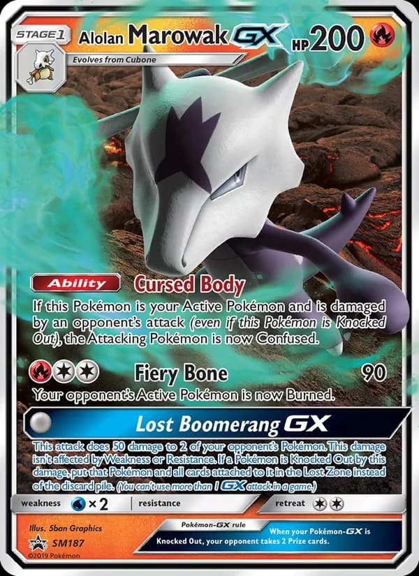 Alolan Marowak GX SM187/248, SM Black Star Promos