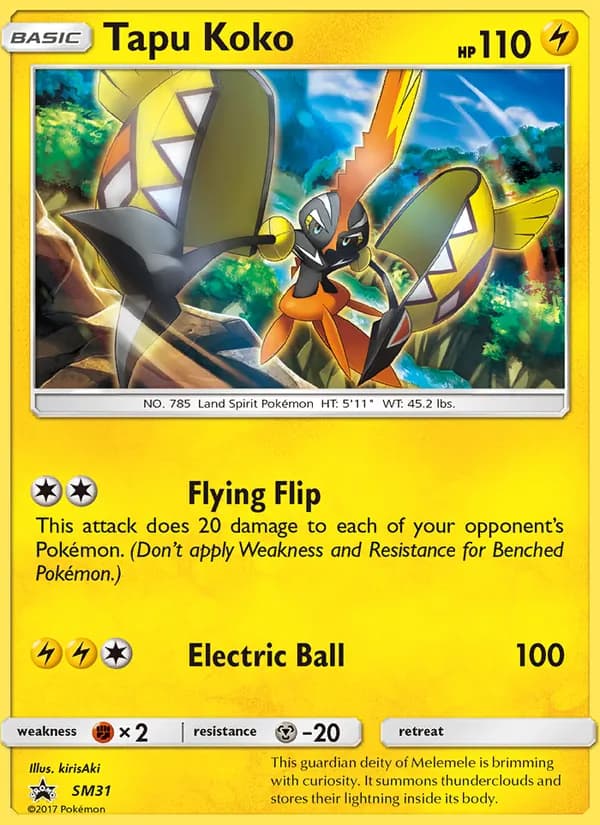 Tapu Koko SM31/248, SM Black Star Promos