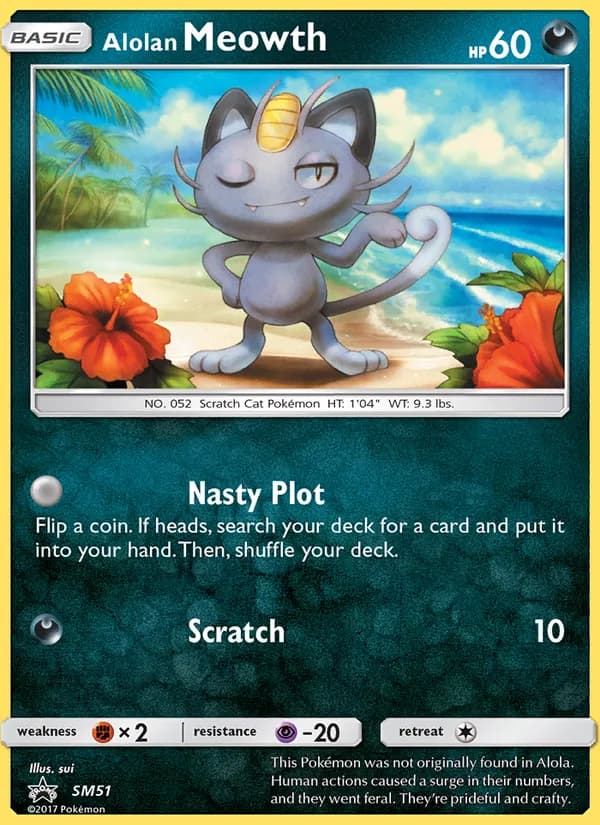 Alolan Meowth SM51/248, SM Black Star Promos