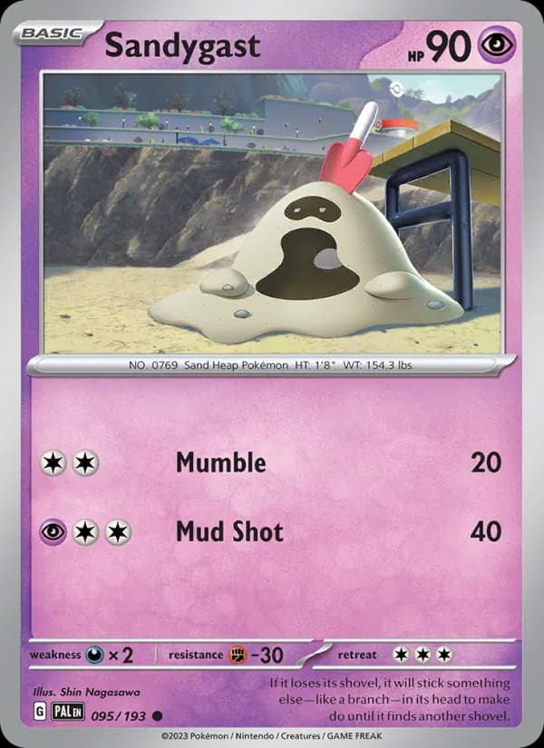 Sandygast 095/193, Paldea Evolved