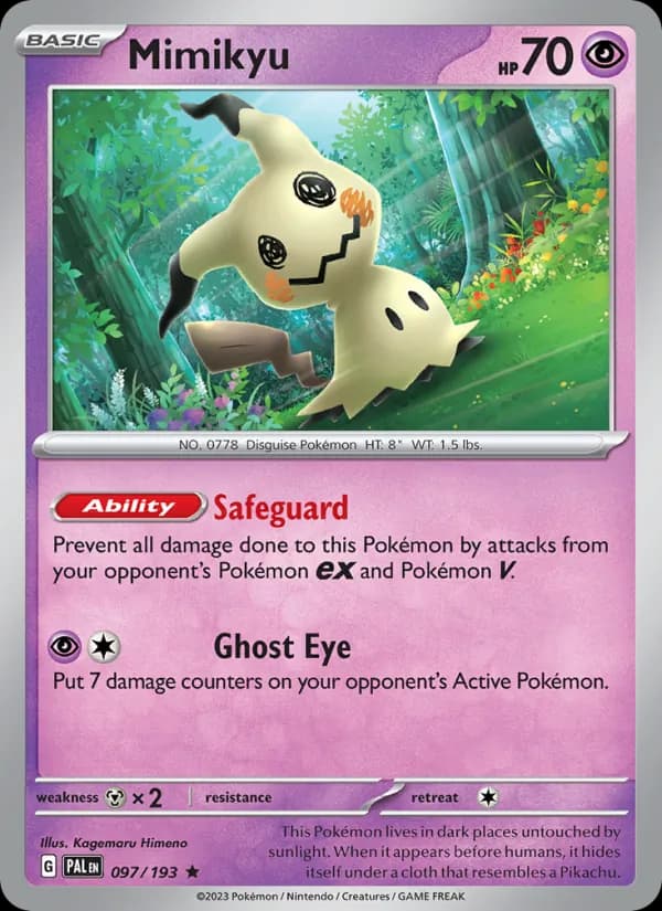 Mimikyu 097/193, Paldea Evolved