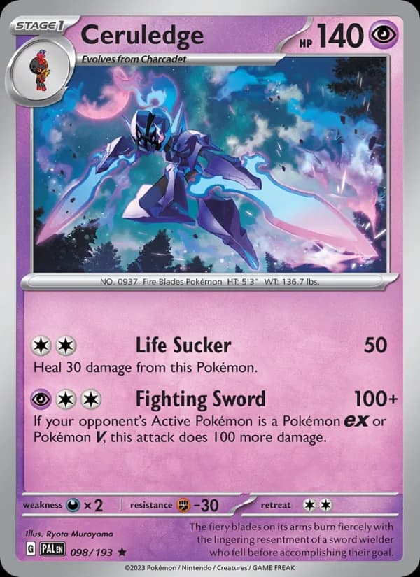 Ceruledge 098/193, Paldea Evolved
