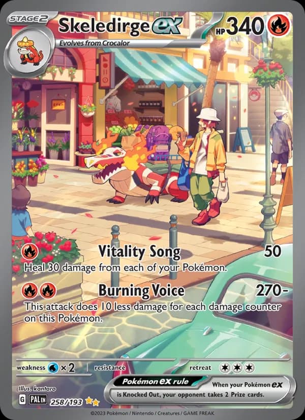 Skeledirge ex 258/193, Paldea Evolved