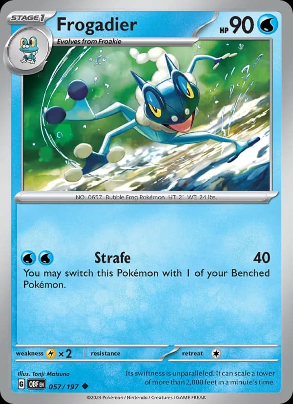 Frogadier 057/197, Obsidian Flames