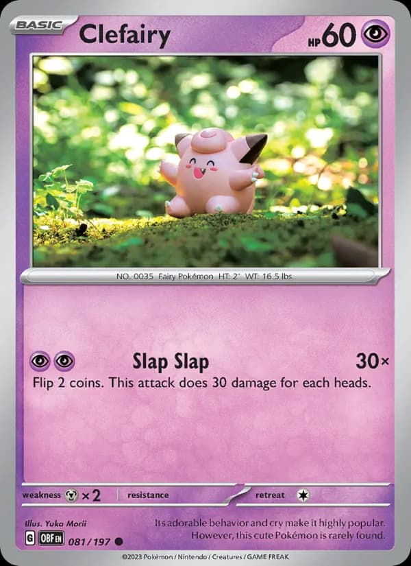 Clefairy 081/197, Obsidian Flames