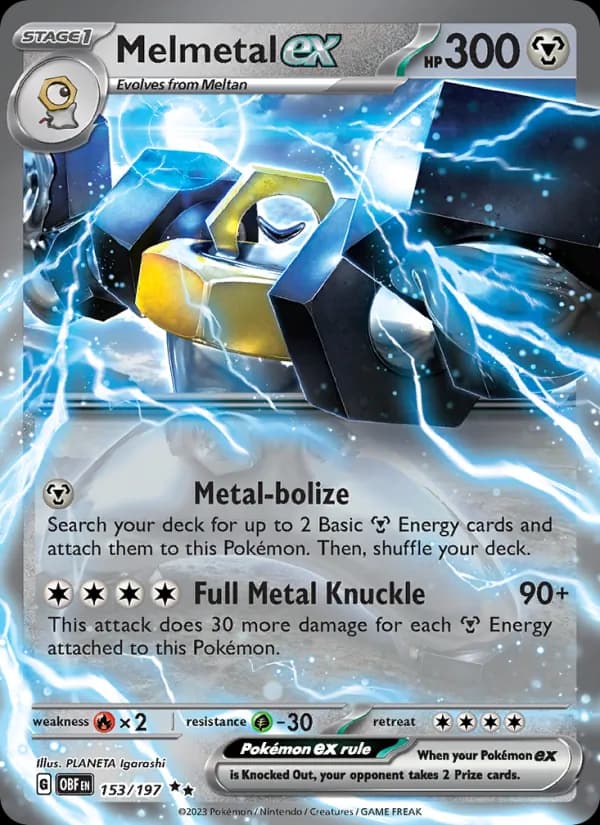 Melmetal ex 153/197, Obsidian Flames