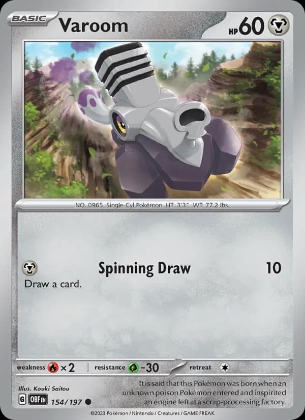 Varoom 154/197, Obsidian Flames