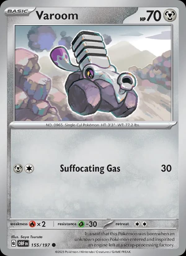 Varoom 155/197, Obsidian Flames