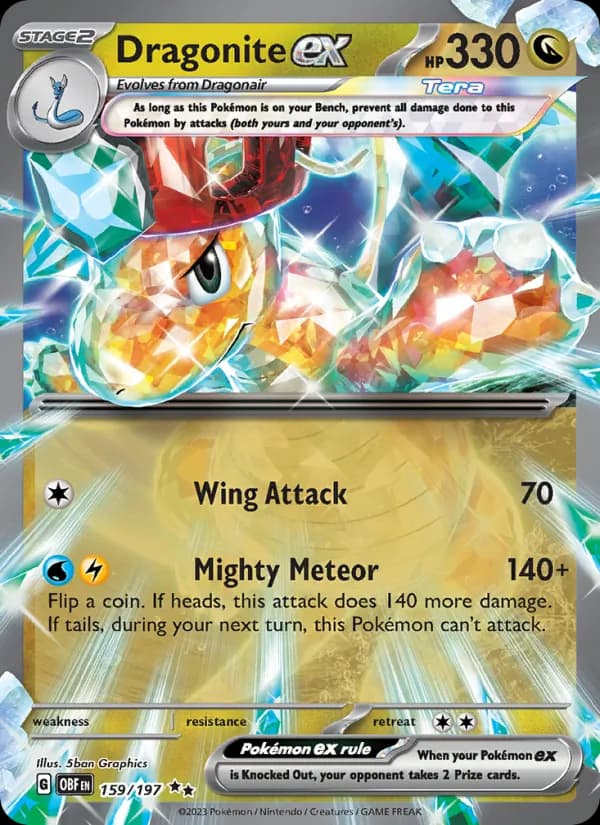 Dragonite ex 159/197, Obsidian Flames