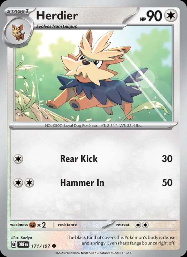 Herdier 171/197, Obsidian Flames