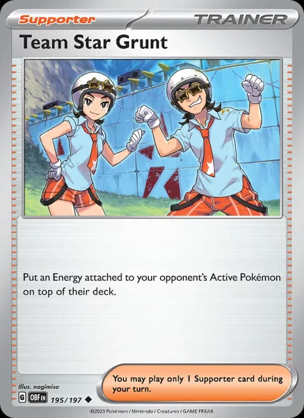 Team Star Grunt 195/197, Obsidian Flames