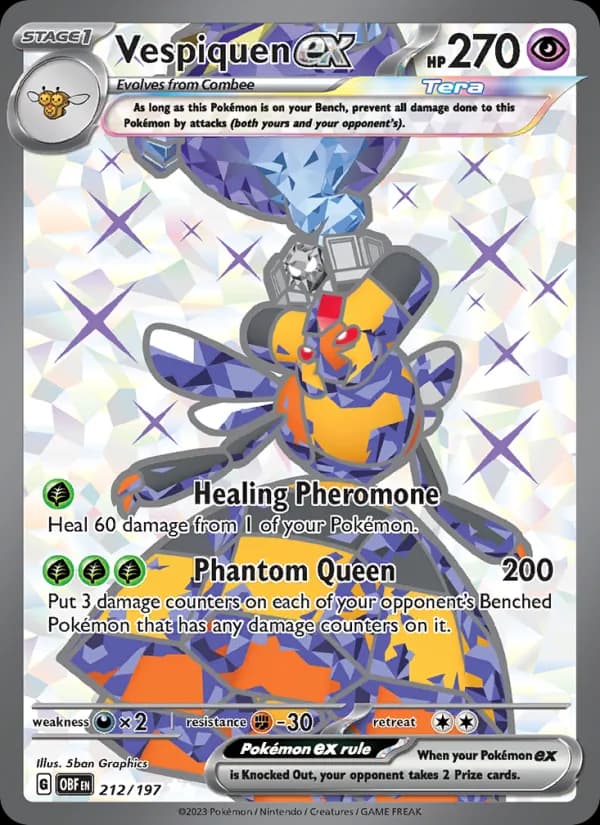 Vespiquen ex 212/197, Obsidian Flames