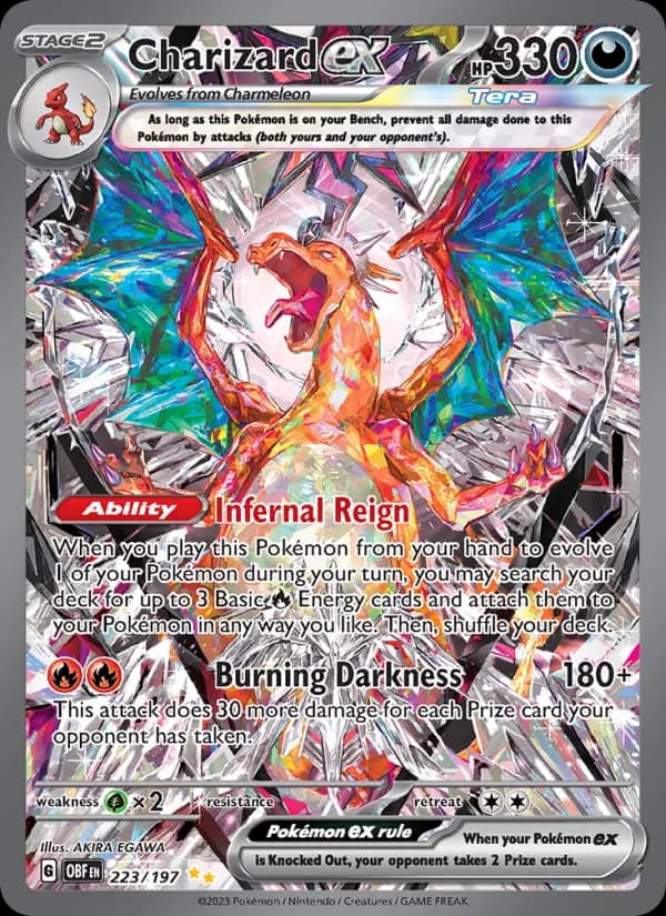 Charizard ex 223/197, Obsidian Flames