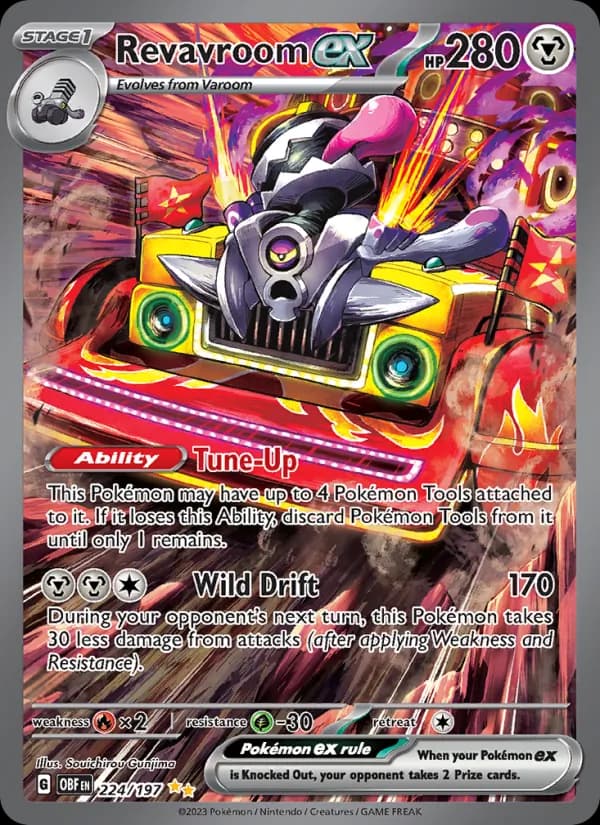 Revavroom ex 224/197, Obsidian Flames