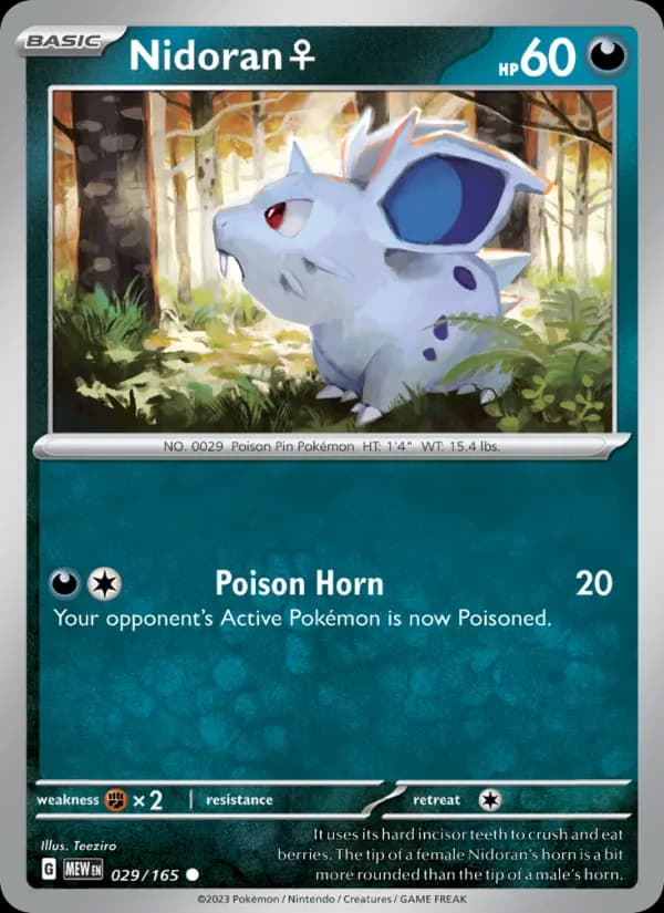 Nidoran♀ 029/165, 151