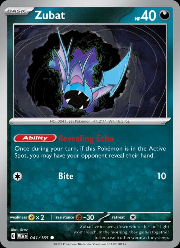 Zubat 041/165, 151