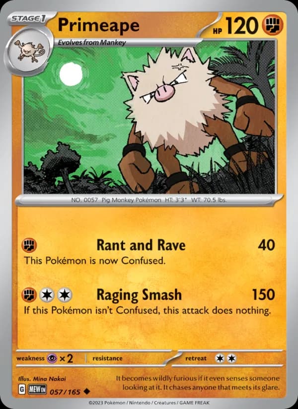 Primeape 057/165, 151