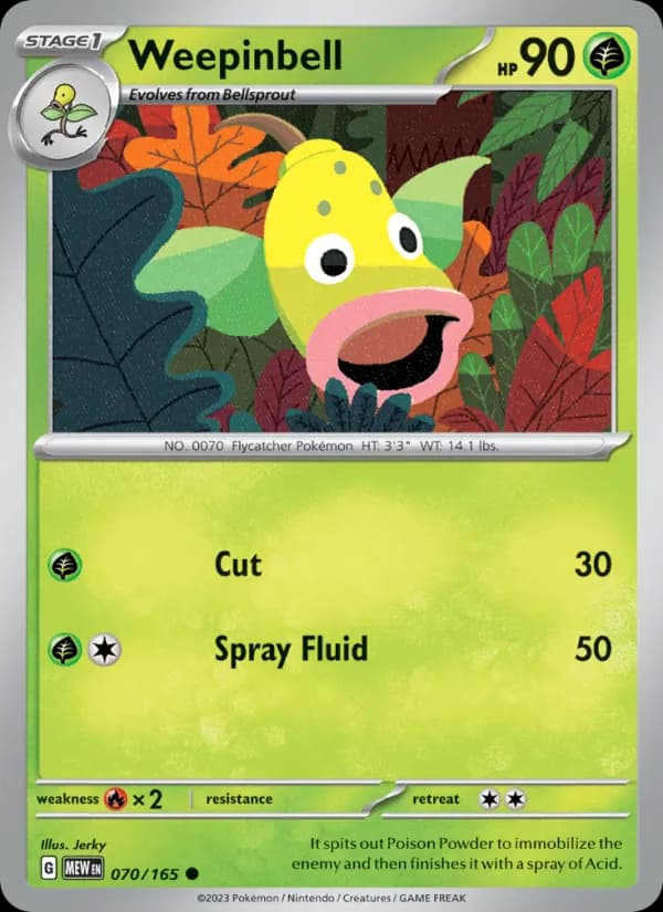 Weepinbell 070/165, 151