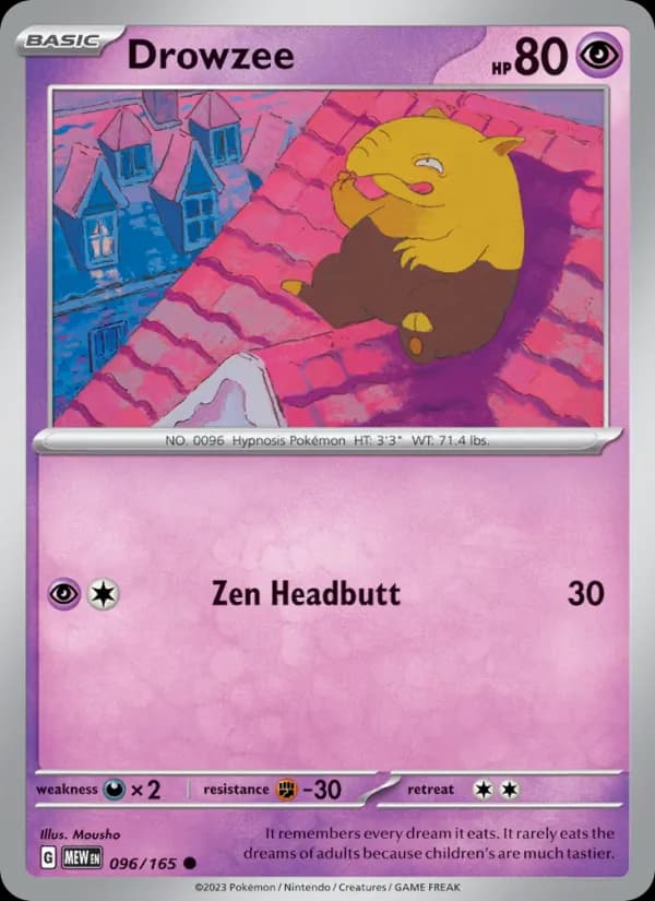 Drowzee 096/165, 151