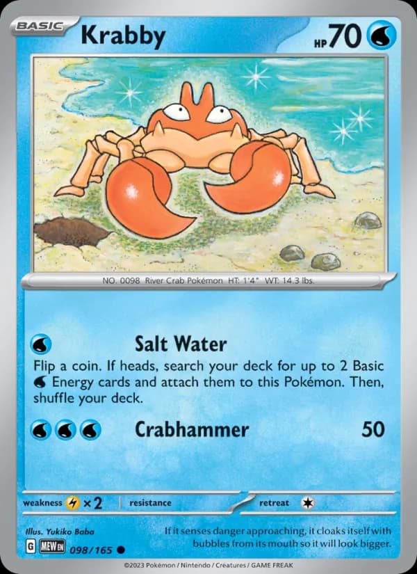 Krabby 098/165, 151