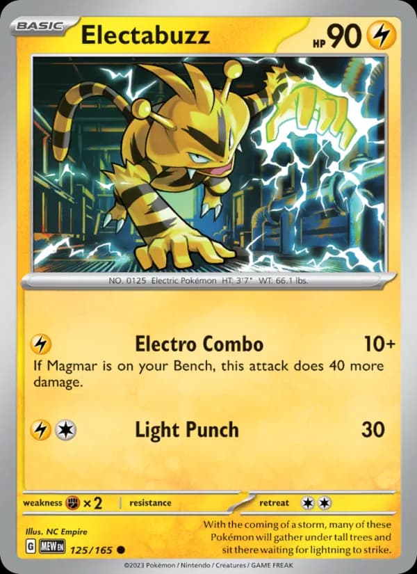 Electabuzz 125/165, 151