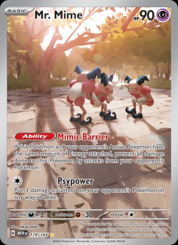 Mr. Mime 179/165, 151