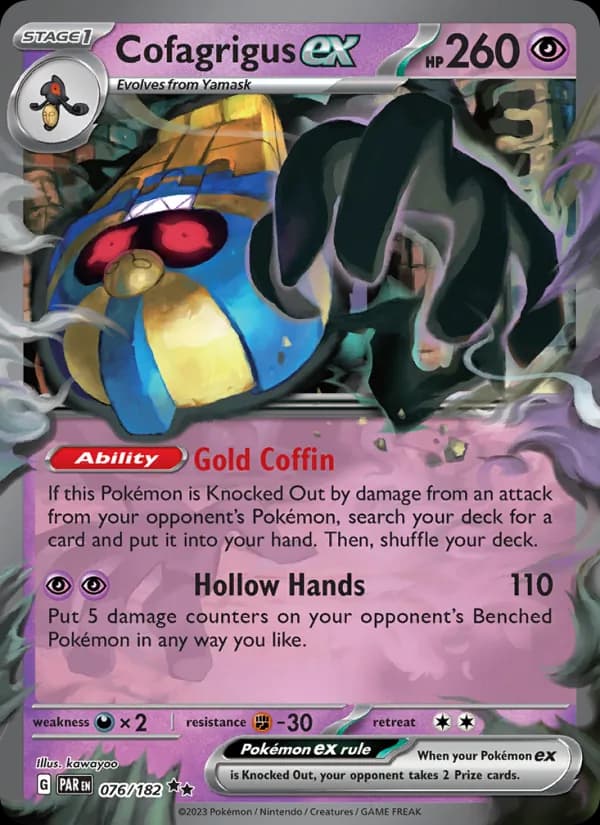 Cofagrigus ex 076/182, Paradox Rift