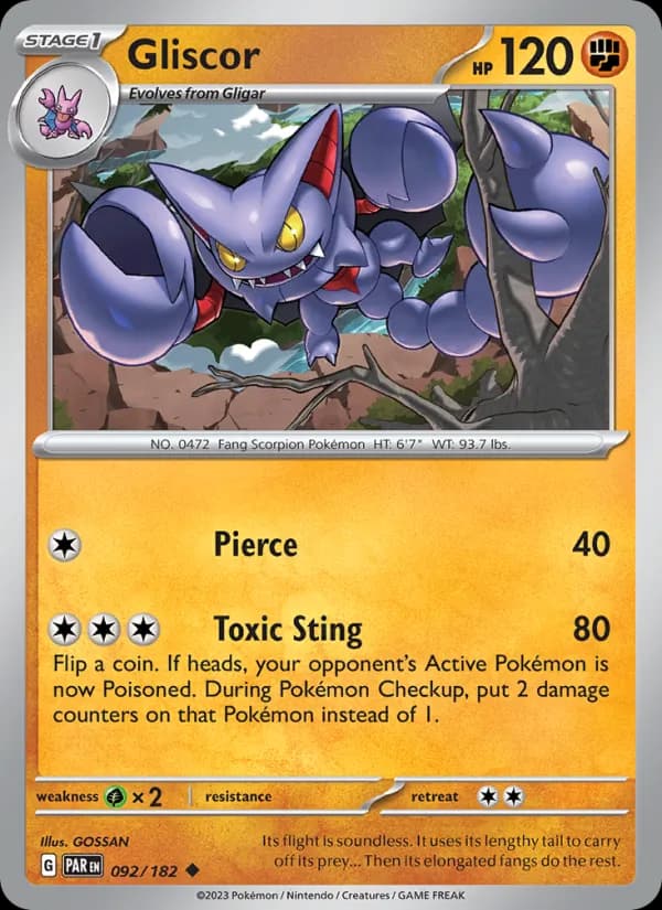 Gliscor 092/182, Paradox Rift