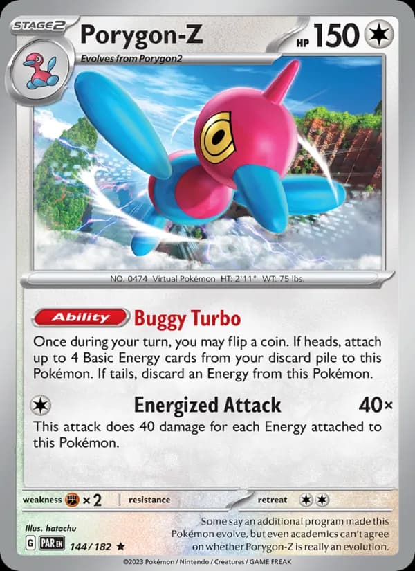 Porygon-Z 144/182, Paradox Rift