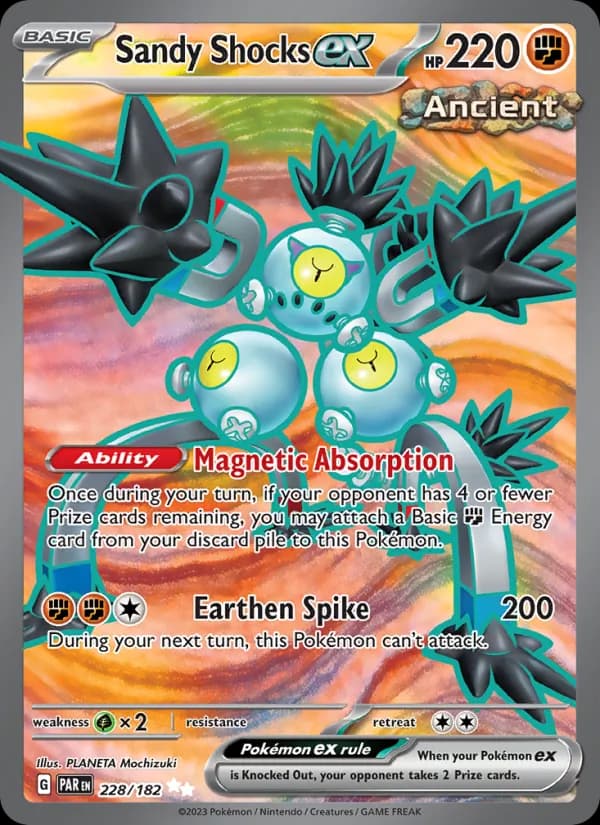 Sandy Shocks ex 228/182, Paradox Rift