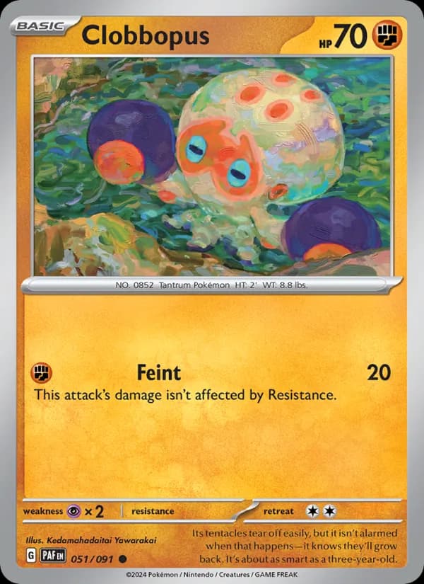 Clobbopus 051/91, Paldean Fates