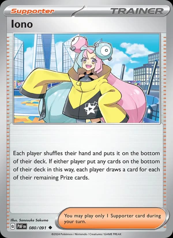 Iono 080/91, Paldean Fates