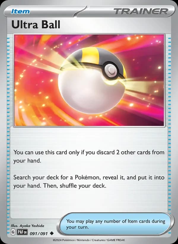 Ultra Ball 091/91, Paldean Fates