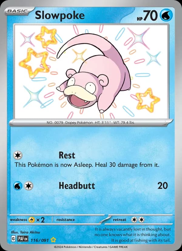 Slowpoke 116/91, Paldean Fates