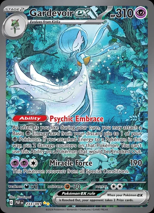 Gardevoir ex 233/91, Paldean Fates