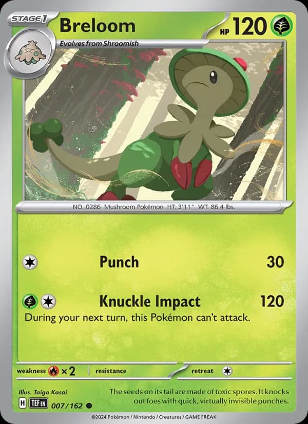 Breloom 007/162, Temporal Forces
