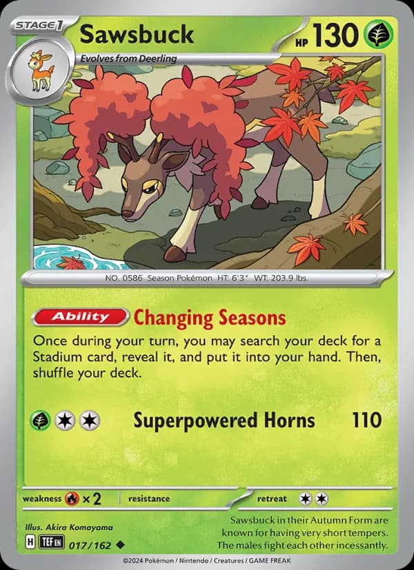 Sawsbuck 017/162, Temporal Forces
