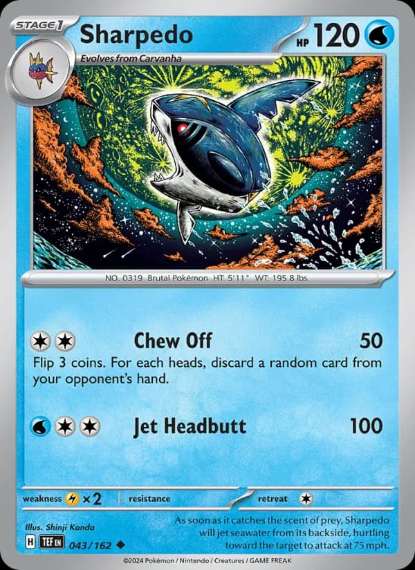 Sharpedo 043/162, Temporal Forces