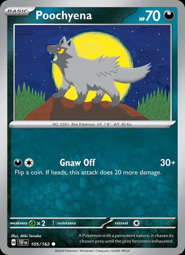 Poochyena 105/162, Temporal Forces