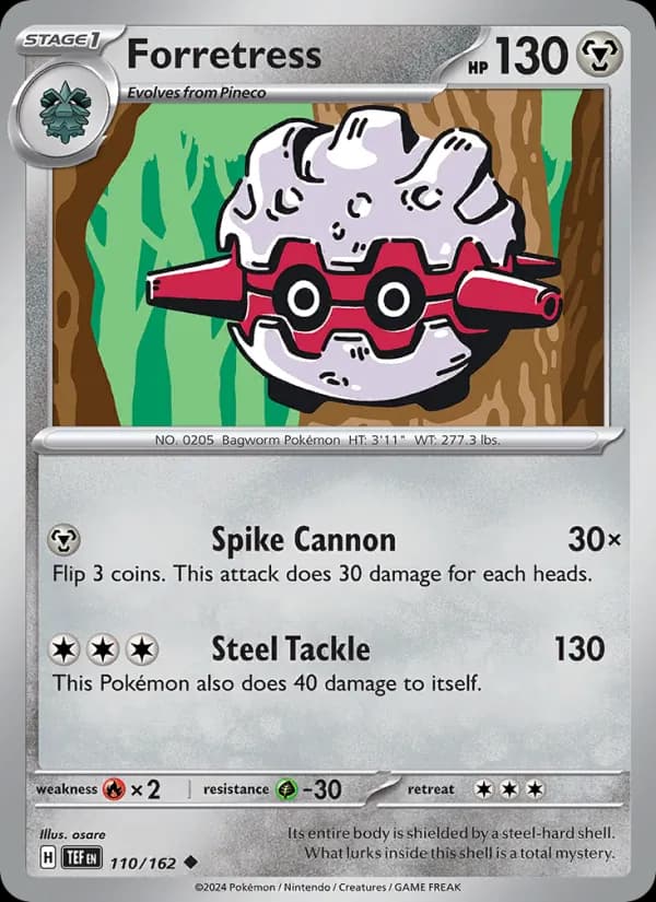 Forretress 110/162, Temporal Forces