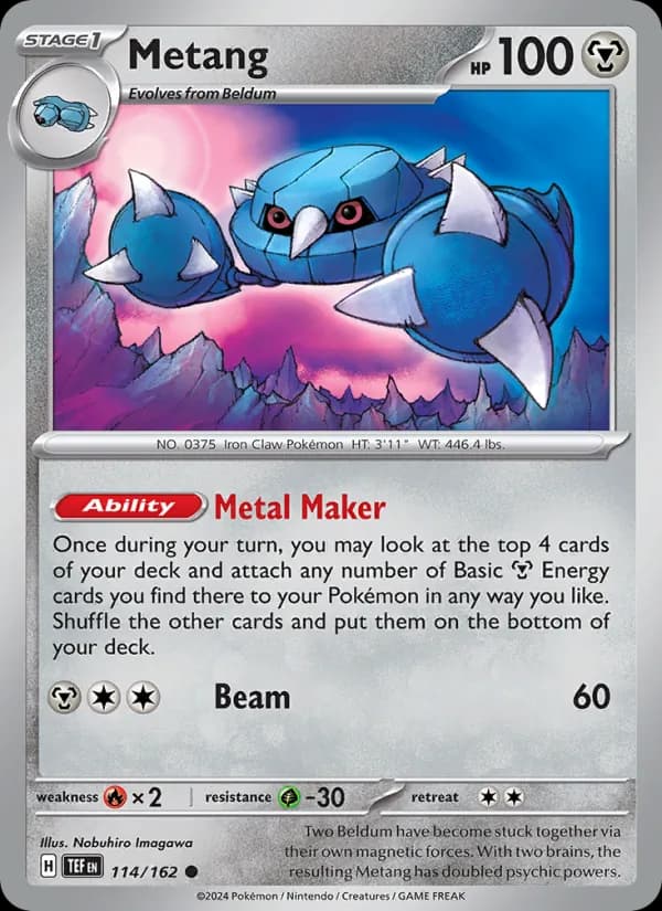Metang 114/162, Temporal Forces