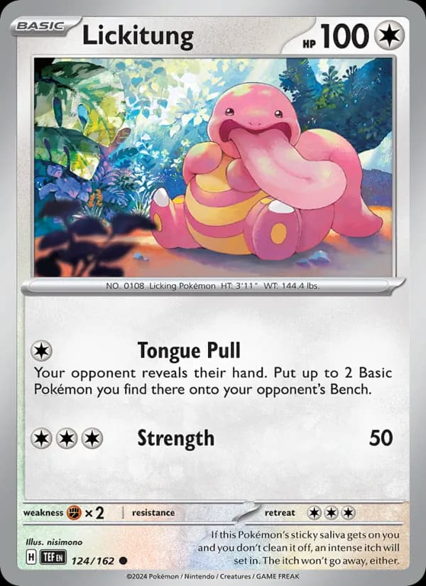 Lickitung 124/162, Temporal Forces