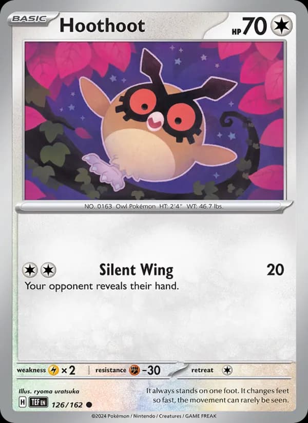 Hoothoot 126/162, Temporal Forces